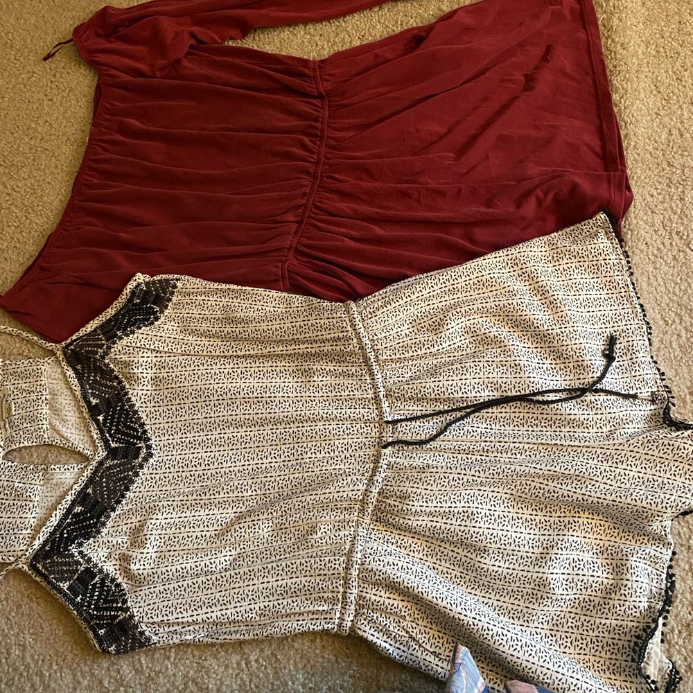 2 American eagle Rompers